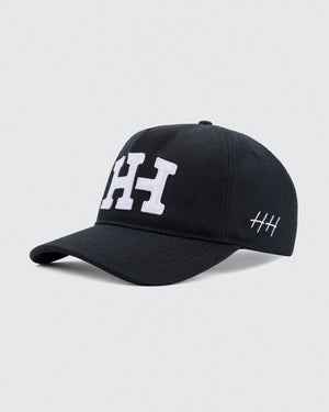 Letterman Hat: Black