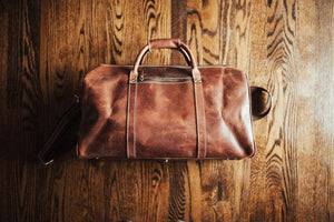 30L Weekender Duffel: Antique Brown