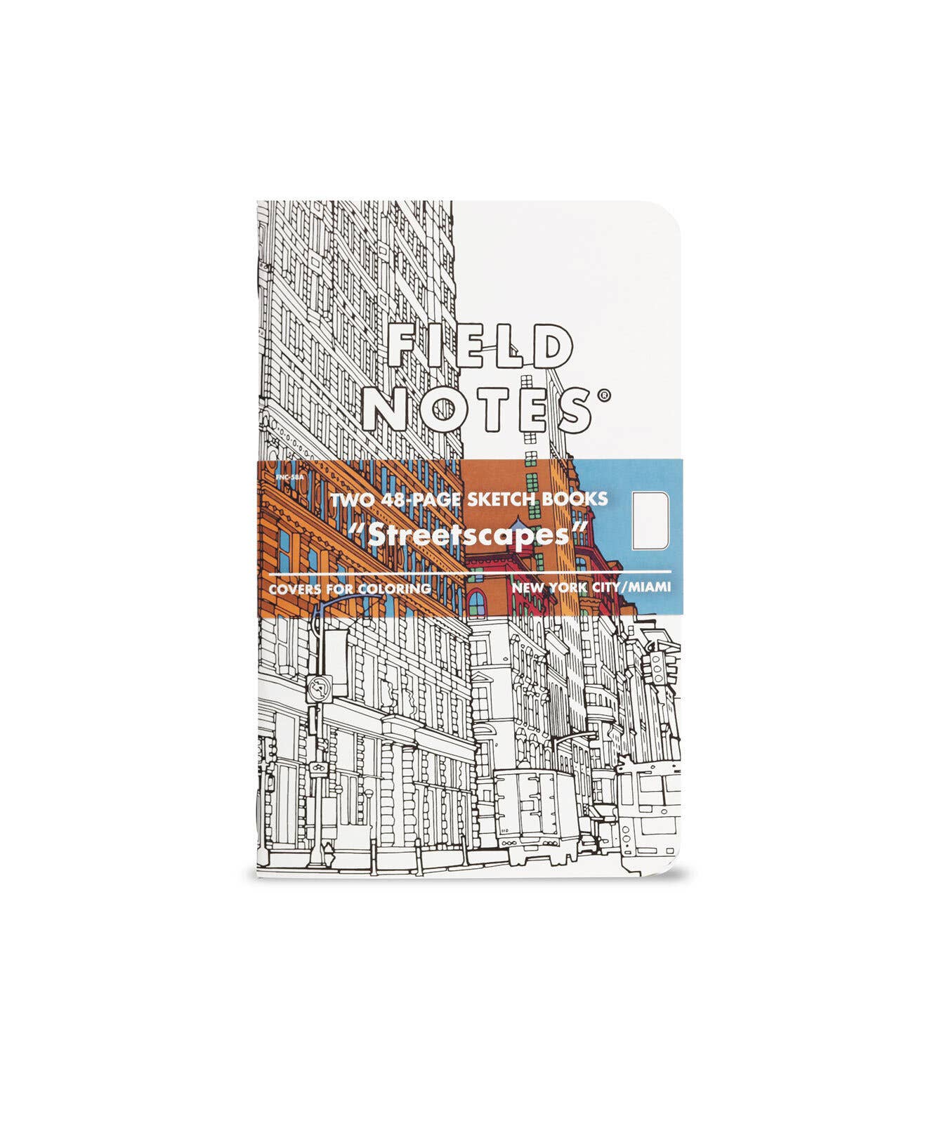 Streetscapes Sketch Book 2-Packs: Pack B: Los Angeles + Chicago