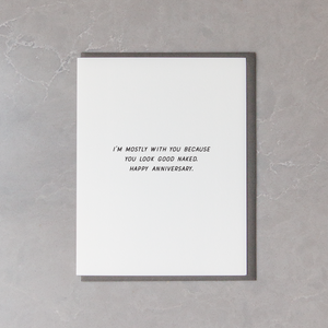 Mostly With You Anniversary/Valentine's Day  Card