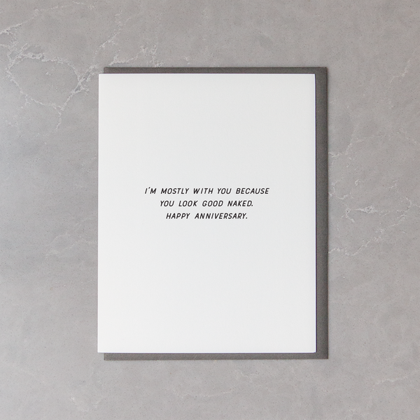Mostly With You Anniversary/Valentine's Day  Card