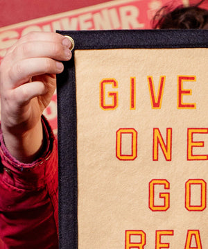 Give Me One Good Reason Why ... Camp Flag • Blink-182 x Oxford Pennant