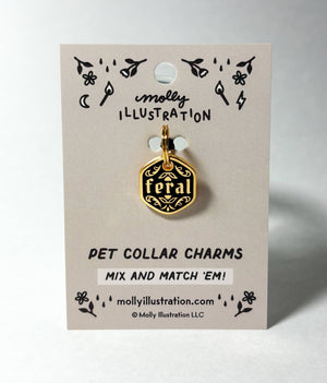 Feral Pet Collar Charm