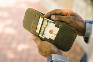 No. 817 Bi-Fold Wallet Glazed Tan