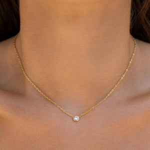 Star Stone Necklace: Opal