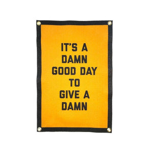 Give A Damn Champion Banner