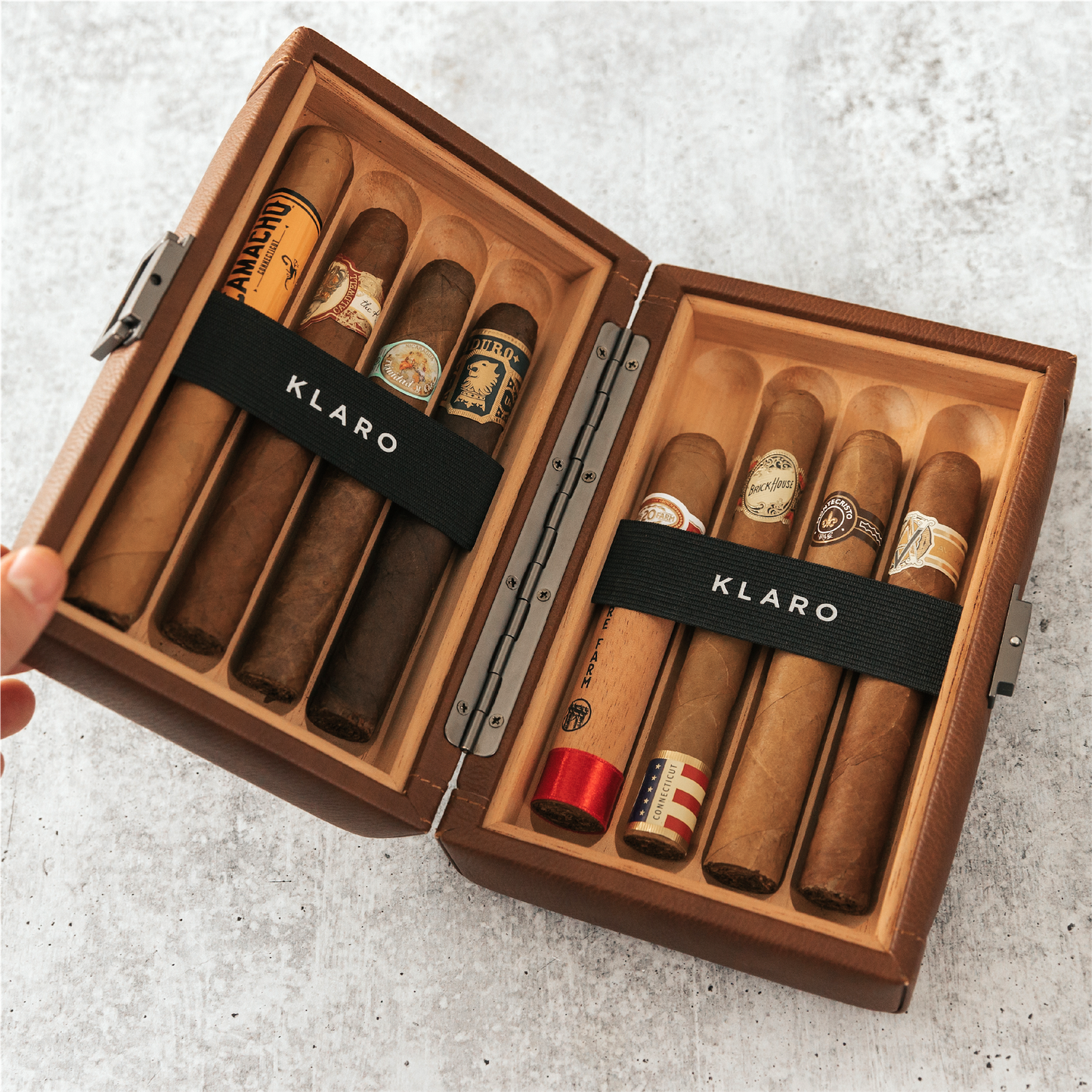 Maxwell 8-Cigar Travel Case