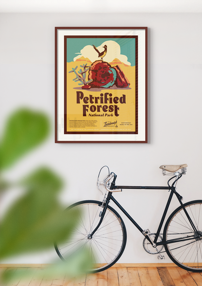 Petrified Forest National Park - 12x16 Poster