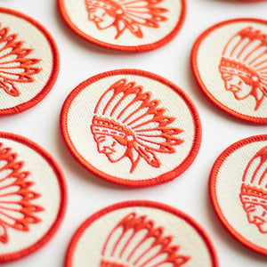 Cheif Embroidered Iron on Patch