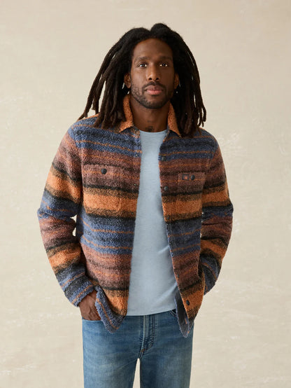 Range Fleece CPO- Autumn Horizon Stripe