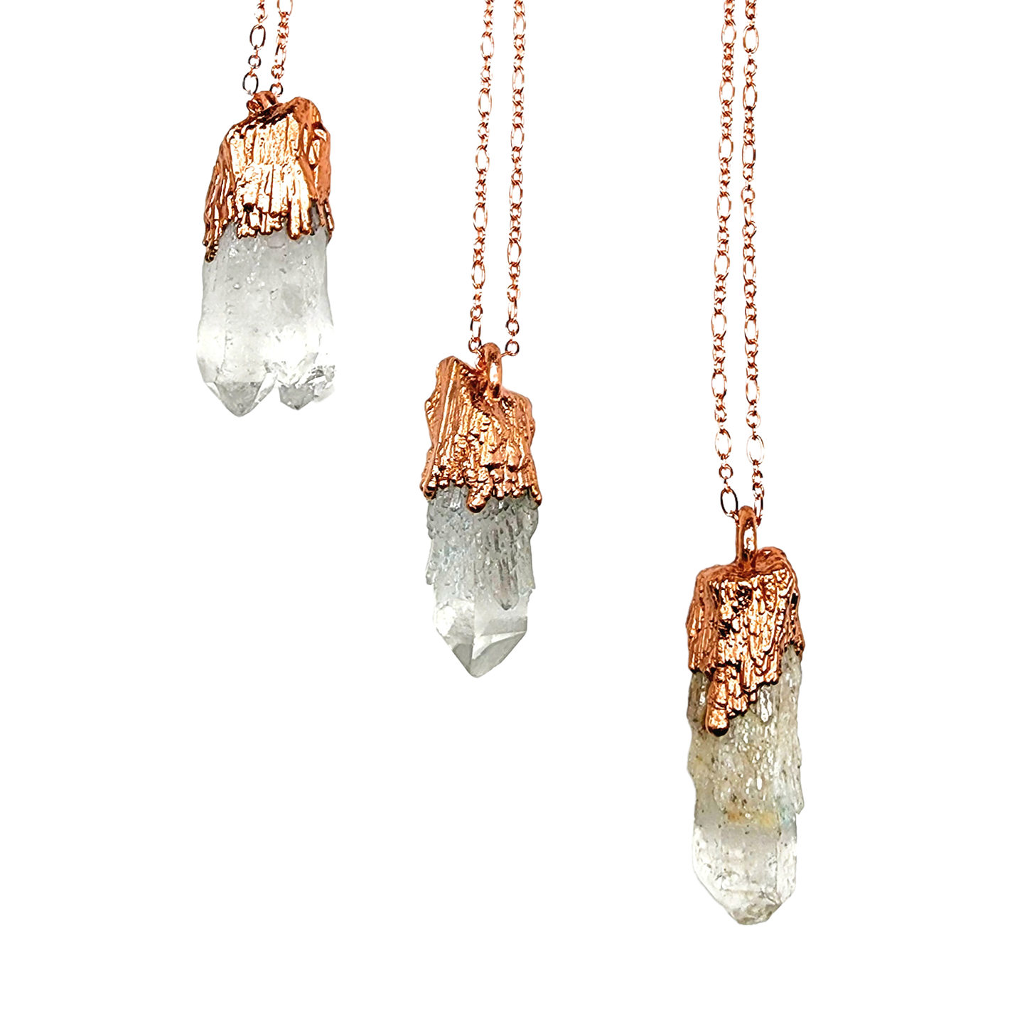 Quartz Candelabrum Necklace