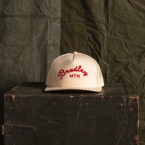 Chainstitch Camper Hat - Oatmeal/Red