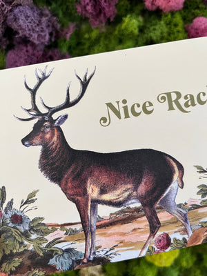 Nice Rack Deer Card