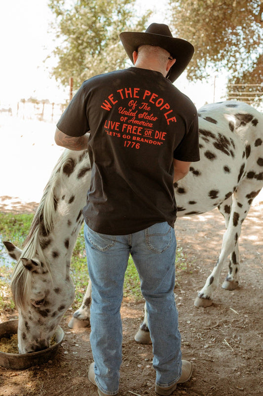 We The People Tee: Black