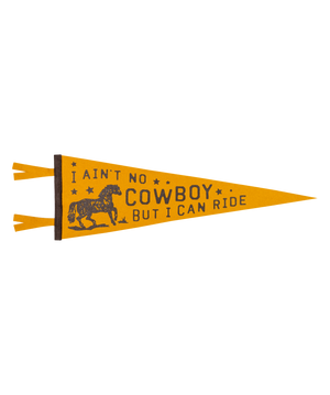 I Ain't No Cowboy But I Can Ride Pennant • Jason Isbell x Oxford Pennant