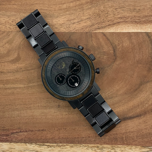 Wood Watch w/Genuine Wood - the "Marlin"