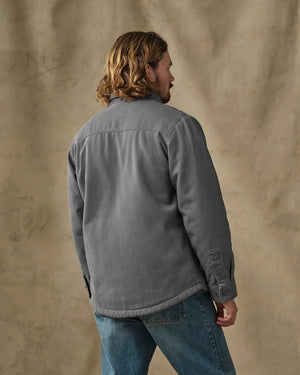 Fleece Lined Jac-Shirt - Rockslide Gray