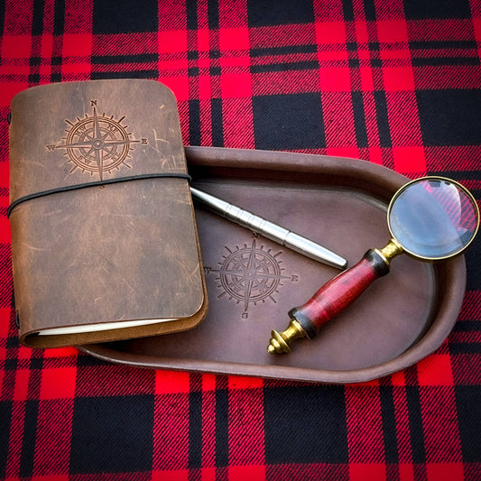 Leather Journal: Compass Rose