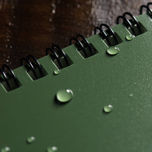 Rite in the Rain 4.625" x 7" Side Spiral Notebook, Green