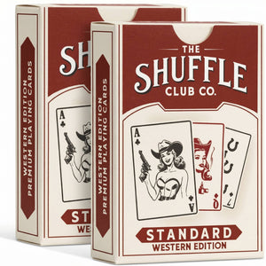 Western Playing Cards – Vintage Cowboy Deck with Custom Western Art & Premium Stock