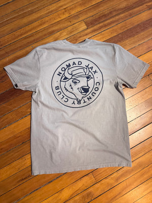 County Club Tee in Slate Blue