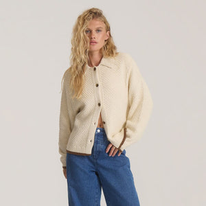 Open Roads Cardigan - Bone