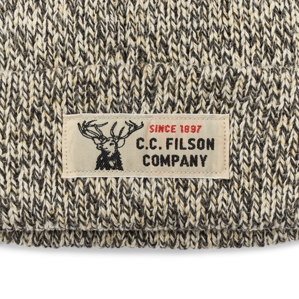 Lined Ragg Wool Beanie : Charcoal Heather