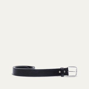 Shrunken Bison Belt - Black