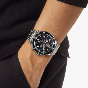 Runwell 48mm Black Blizzard Watch