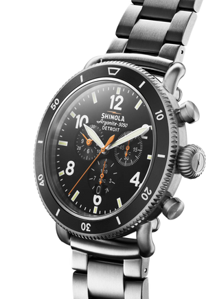 Runwell 48mm Black Blizzard Watch