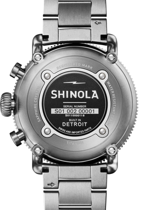 Runwell 48mm Black Blizzard Watch