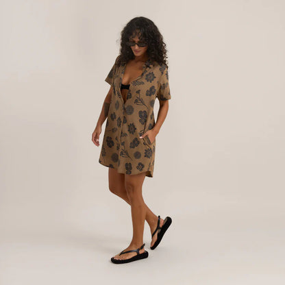 Bless Up Dress - Dark Khaki