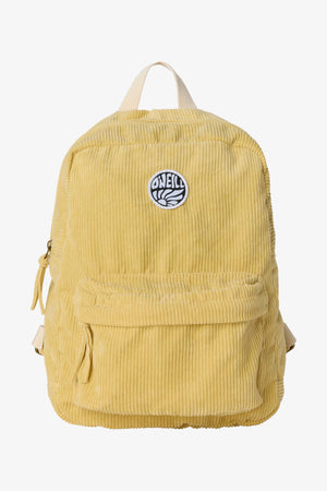 Brightside Mini Corduroy Backpack : Straw