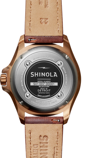 Bronze Monster 43mm : Khaki Nylon Strap