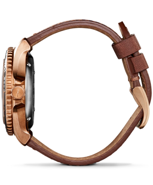 Bronze Monster 43mm : Khaki Nylon Strap