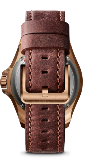 Bronze Monster 43mm : Khaki Nylon Strap