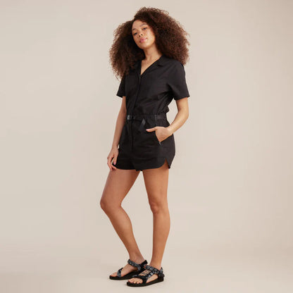 Campover Romper - Black