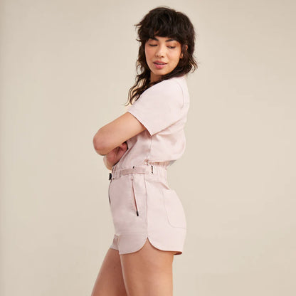 Campover Romper - Dusty Pink