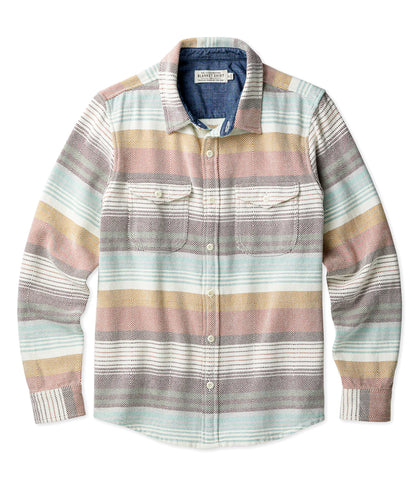 Blanket Shirt - Cloud Sonoran Stripe