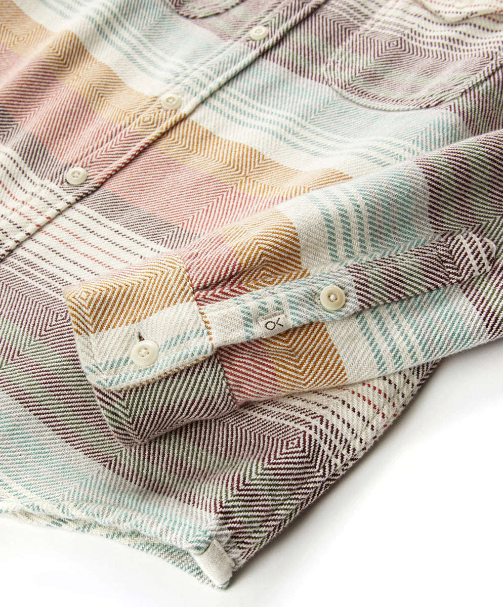 Blanket Shirt - Cloud Sonoran Stripe