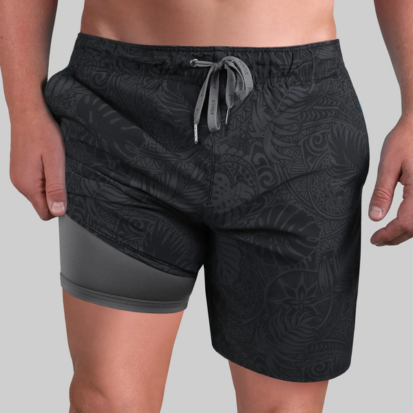 2UNDR Juicy 2-In-1 Short - Coastal Black