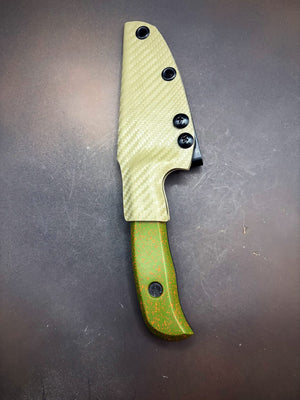 Dirigo Fixed Blade Knife - Green/Orange