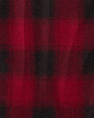 Desert Son Hero Knit Flannel : Red/Charcoal