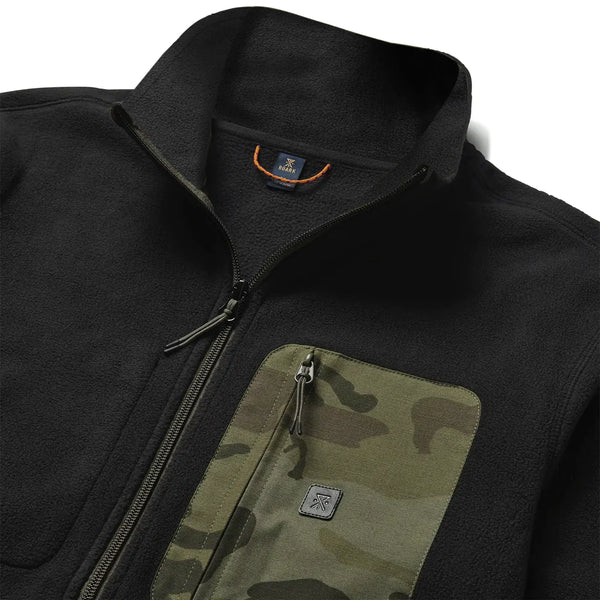 Landfall Zip Fleece- Black