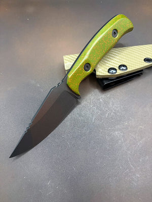 Dirigo Fixed Blade Knife - Green/Orange