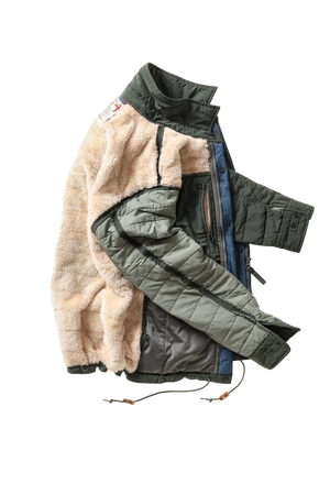 Quilted Super Fleece Jacket - Dark Forest