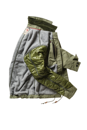 Pile Lined Chore Coat - Palm Green