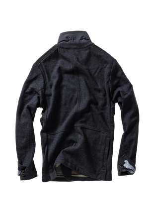 Sweater Trap Blazer - Dark Heather navy