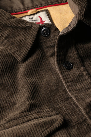 Cord Workshirt - Coffee