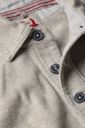 Mariner Polo : LT GREY STRIPE